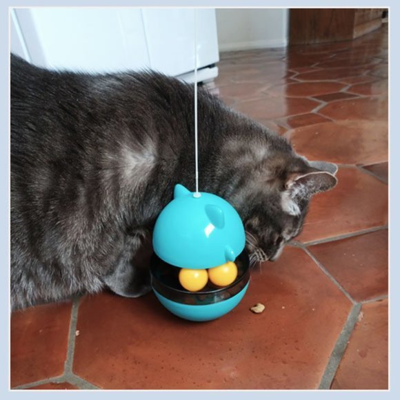 Fortune Cat Tumbler Ball, Cat Food Toy, Cat Toy TWO LEFT! - Picture 7 of 7